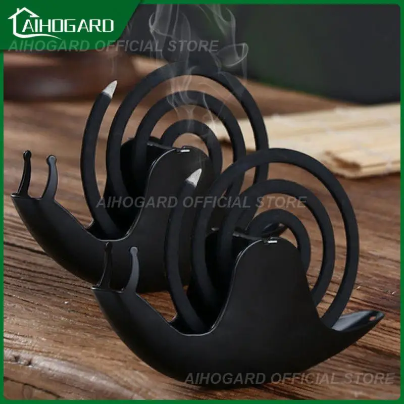 

Mosquito Coil Holder Creative Large-capacity Ornament Wrought Iron Snail Mosquito Coil Frame Insect Repellent Incense Rack Retro