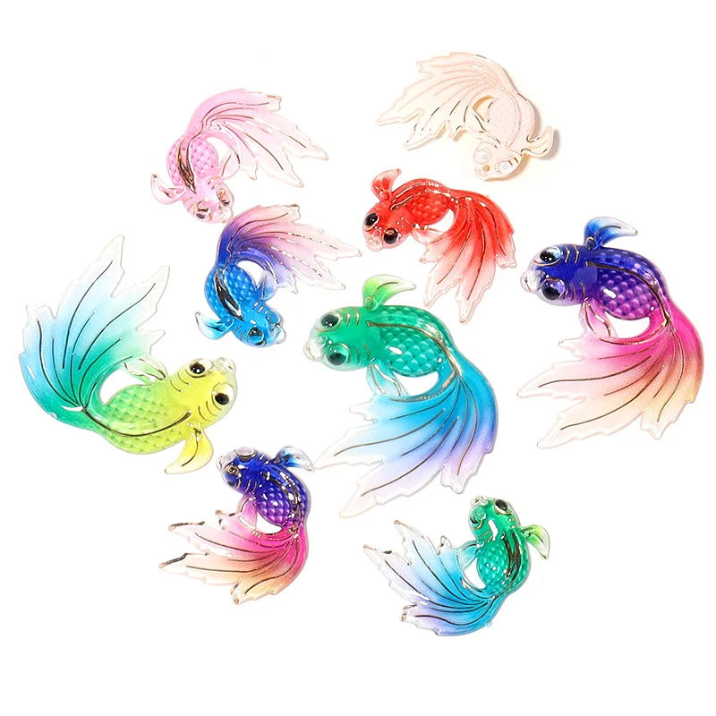 

Мини-фигурки золотые рыбки акриловые 20 шт