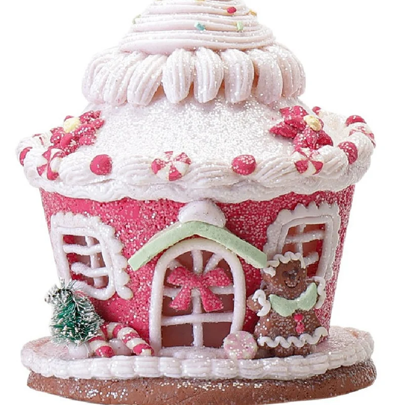 Рождественские украшения домашний светящийся замок дом набор украшений для окна