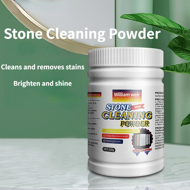 

150g Stone Cleaning Powder Kitchen Countertop Tile Cleaning Agent Polishing Dirt Removal Agent Marble Cleaning Powder