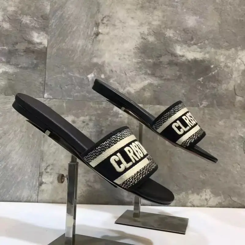 

Women Shoes New Fashion Flat Heel Slippers Mixed Color Casual Slides Ladies Footwear Sandals Size 34-41