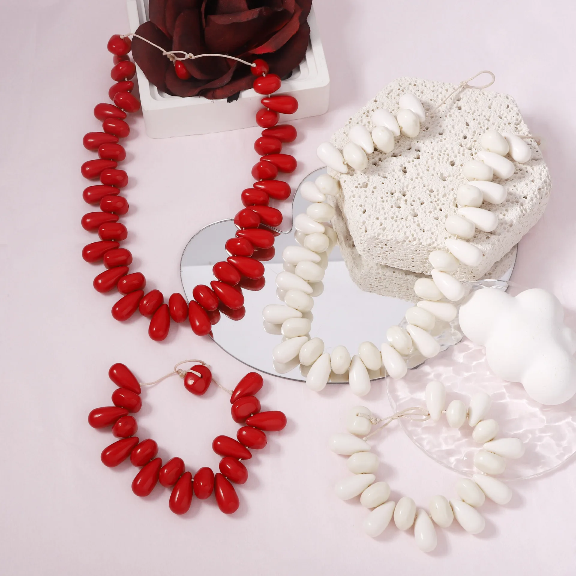 2024 богемные ожерелья-Чокеры ZA из необычной смолы с овальным камнем для женщин