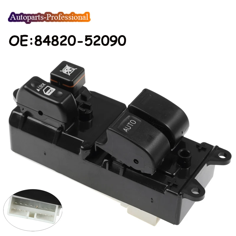 

New Electric Control Power Master Window Lifter Switch For Toyota Verso Yaris 1999-2005 8482052090 84820-52090 84820-12361