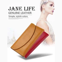 womens luxury leather wallet long style card holder male wallet large capacity bag genuine leather wallet for phone wallets