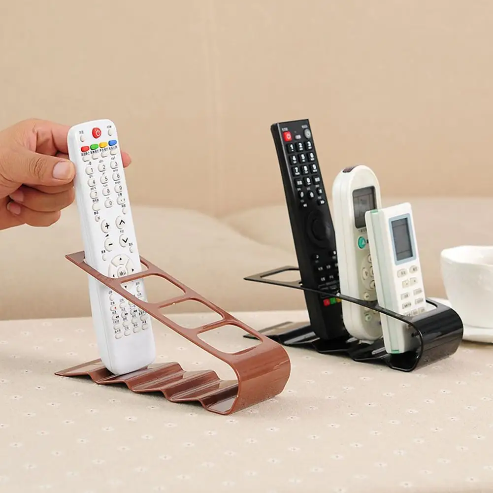 

4-Grid TV Air Conditioning Remote Control Stand Holder Storage Container Desktop Sundries Home Office Stationery Organizer