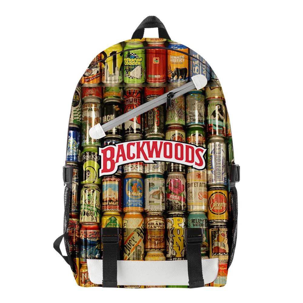 

Рюкзак 2022, новый продукт, рюкзак для сигар, рюкзак с 3D принтом пива, рюкзак на молнии, повседневный рюкзак