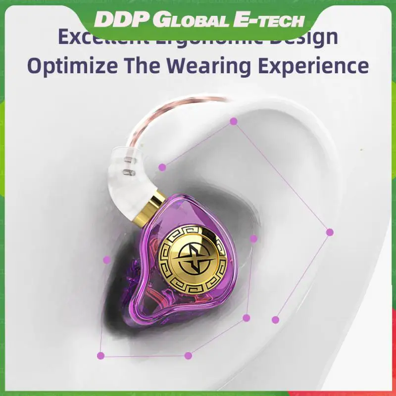 

Light Wired Headset L Bend Type Earphone High-quality Ear Wrap Earphones In Ear Sleep Earphones Convenient