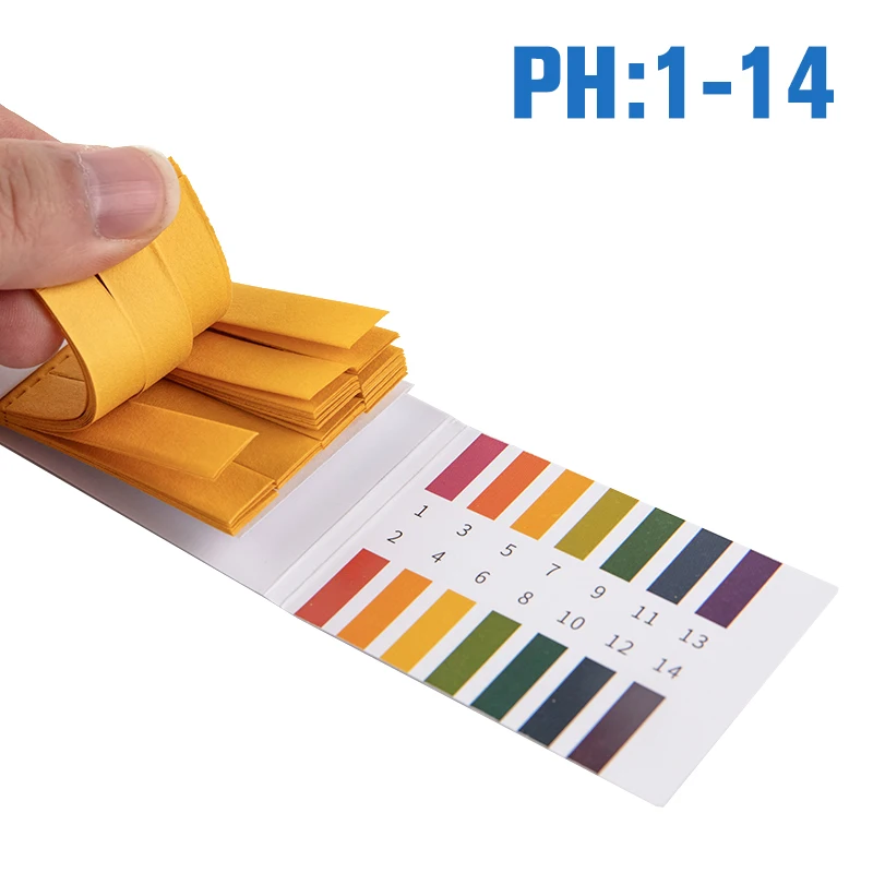 

80 Strips PH 1-14 Litmus Paper PH Tester Papers Universal Indicator Paper Test for Water Aquarium Water Soilsting Kit Factory