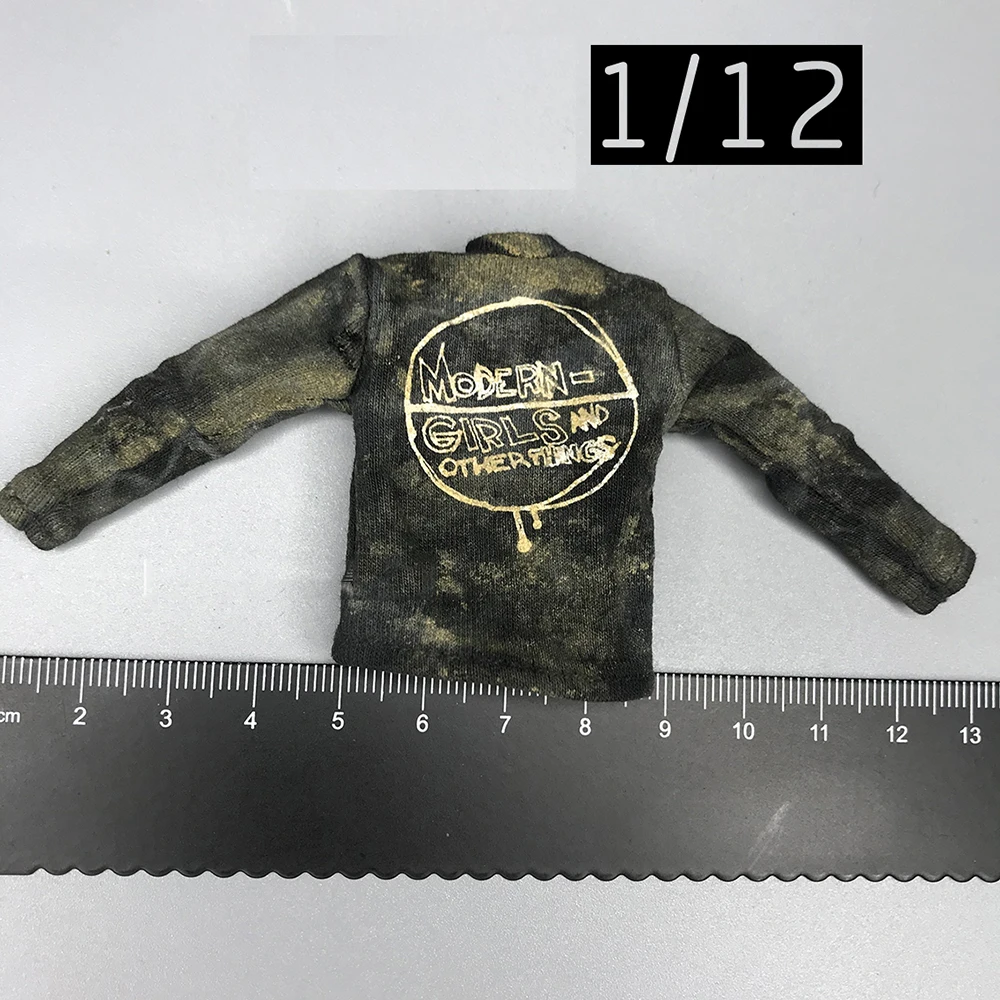 

In Stock 3AToys 1/12 Grunge Style Vampire Baka T-shirt Long Sleeve Model For 6inch Action Figures Collectable