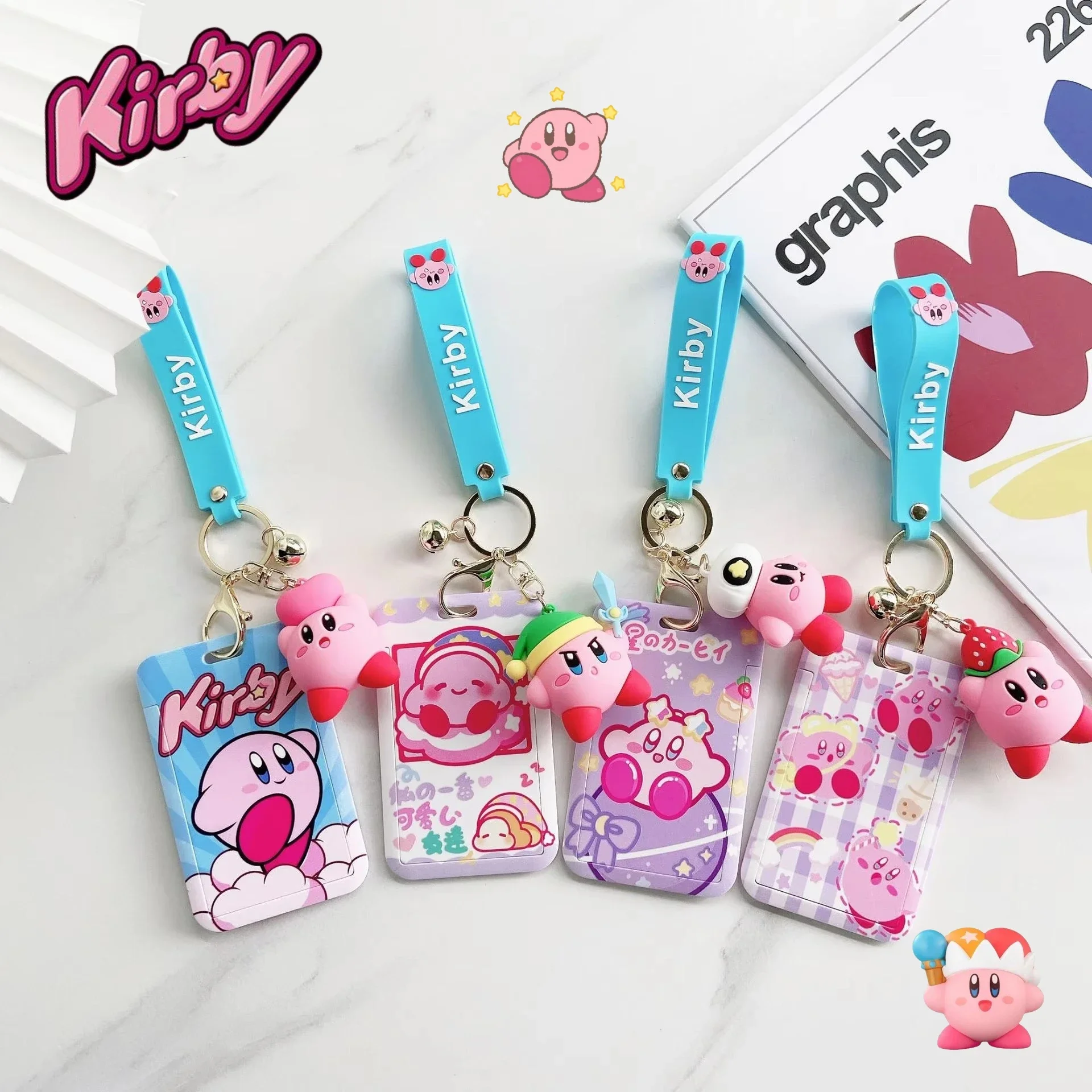 Мультяшный аниме звезда Kirby открытка Каваий рукав кукла брелок креативный кампус