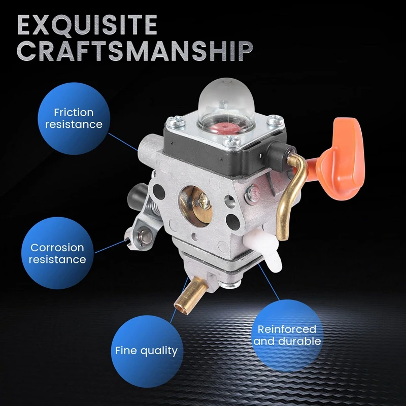 Подходит для карбюратора Stihl FS90 FS100 FS100R FS110 FS110R FS130 HL90K HL95 HL100 HT100 HT101 HT130 KM90 KM10 KM130