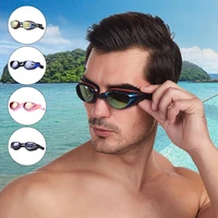 professional silicone swimming goggles anti fog electroplating uv swimming glasses for male female diving water sports eyewear