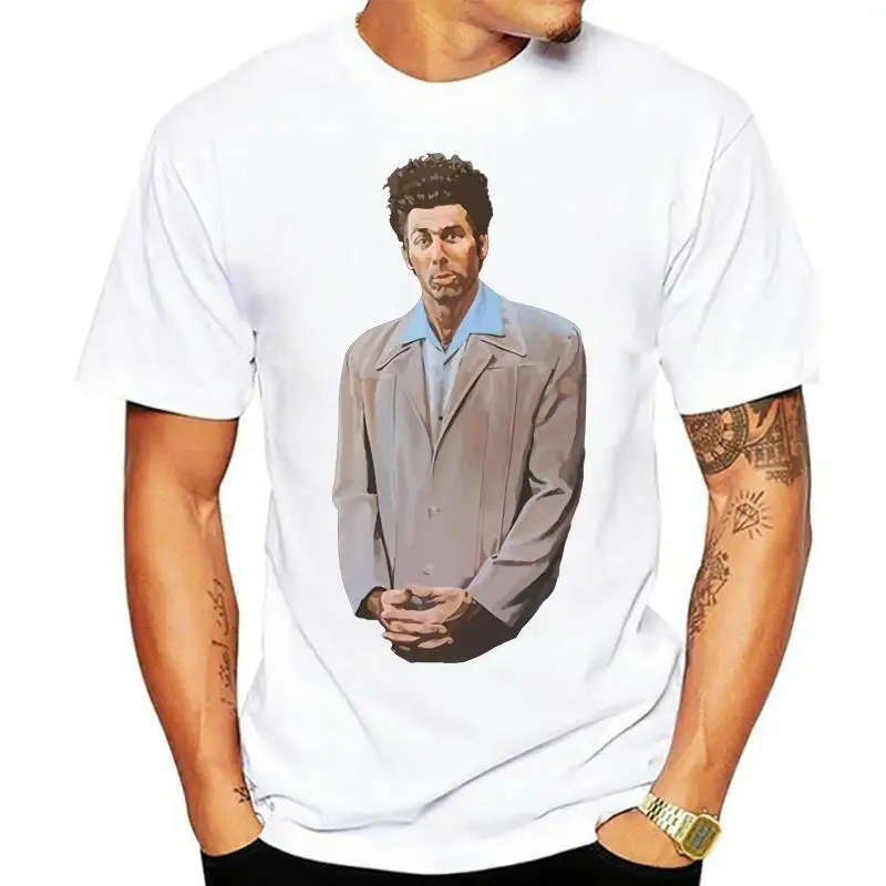 

Printed Clothing T-Shirt Kramer painting from Seinfeld Male Cotton Short Sleeve T-Shirt Comfortable Men's Awesome Shirt Designs