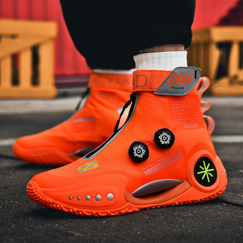 Brand Men Basketball Shoes High Top Superstar Sneakers Zapatillas Hombre Boots Rubber Male Sport Trainer Shoes Mens Basket Shoes