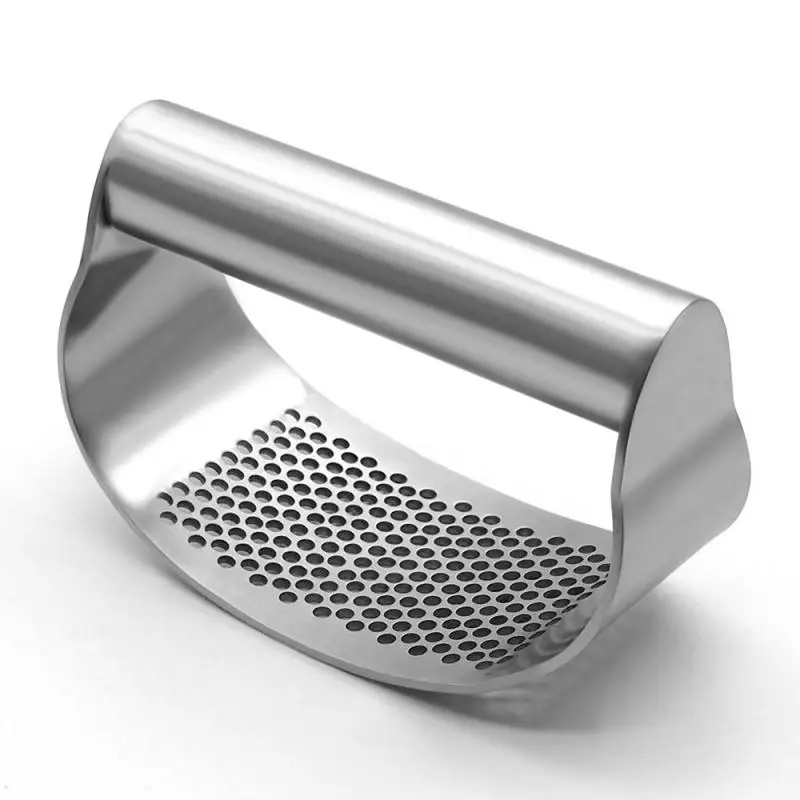 

100% Stainless Steel Garlic Press Rocker Garlic Rocker Crusher Garlic Chopper Mincer Press Kitchen Garlic Masher Kitchen Tools
