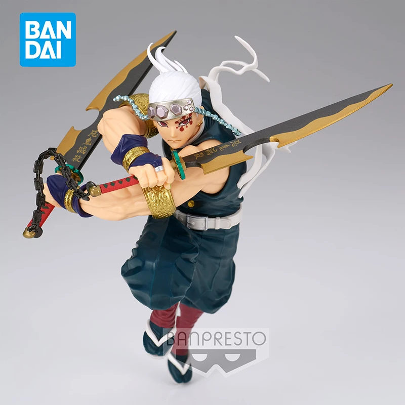 

IN Stock Banpresto Anime Figure Uzui Tengen Demon Slayer 13Cm Genuine Action Figure Pvc Model Collectible Toys Gift Original