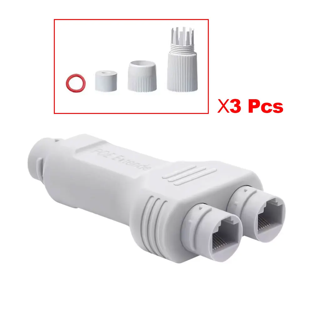 

HSmart HD 2-портовый PoE ретранслятор IP66
