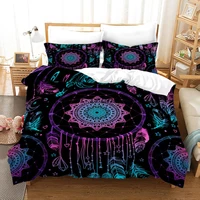 dreamcatcher duvet cover set boho mandala bedding set purple dream catcher comforter cover soft polyester bedspread cover