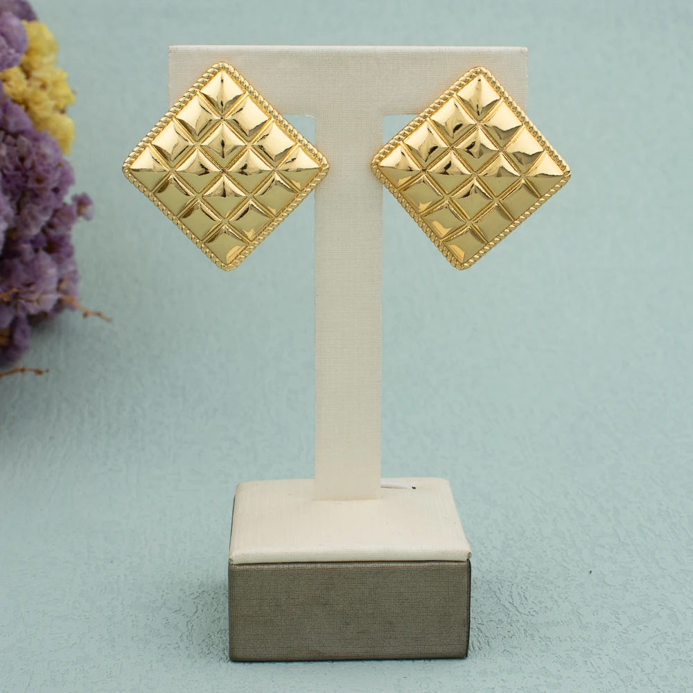 

African Fashion Big Drop Earrings Nigeria Copper Large Tassel Style Dangle Earrings For Women Party Wedding Aesthetic Gifts