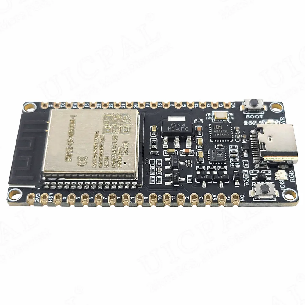Макетная плата ESP32 C6 Модуль BT Wi-Fi RISC-V MCU 8 МБ флэш-памяти ESP32-C6-WROOM-1-N8 WiFi6 BT5.0