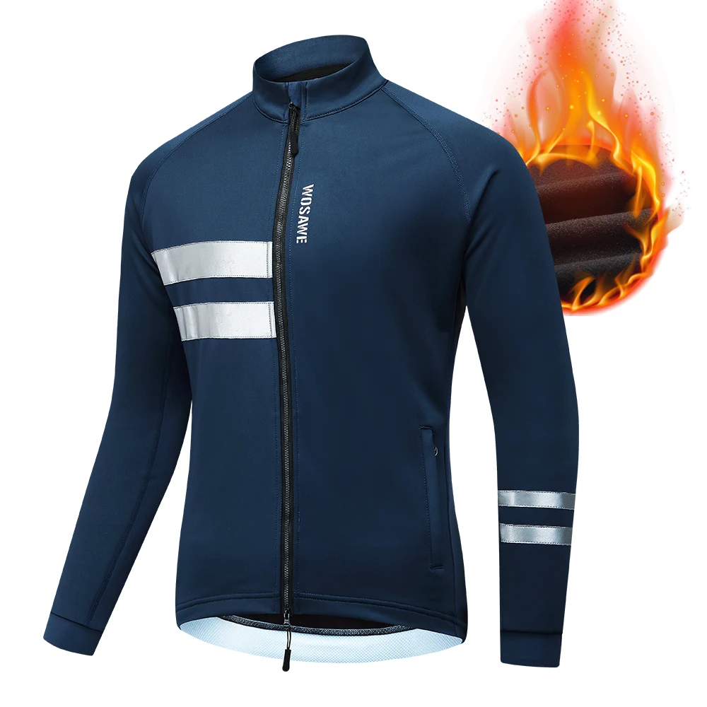 Мужская Зимняя Велосипедная Куртка WOSAWE