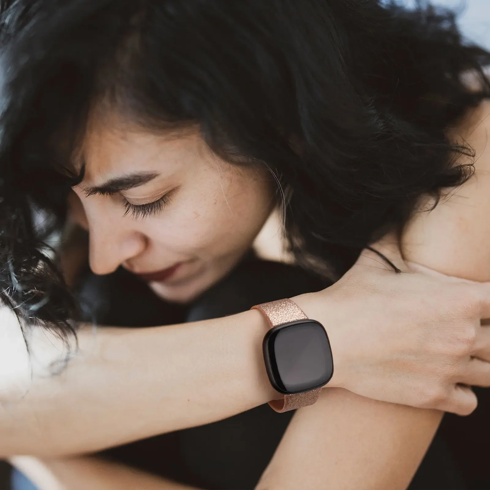 Силиконовый ремешок для часов Fitbit Versa 3 умных спортивный Браслет Sense