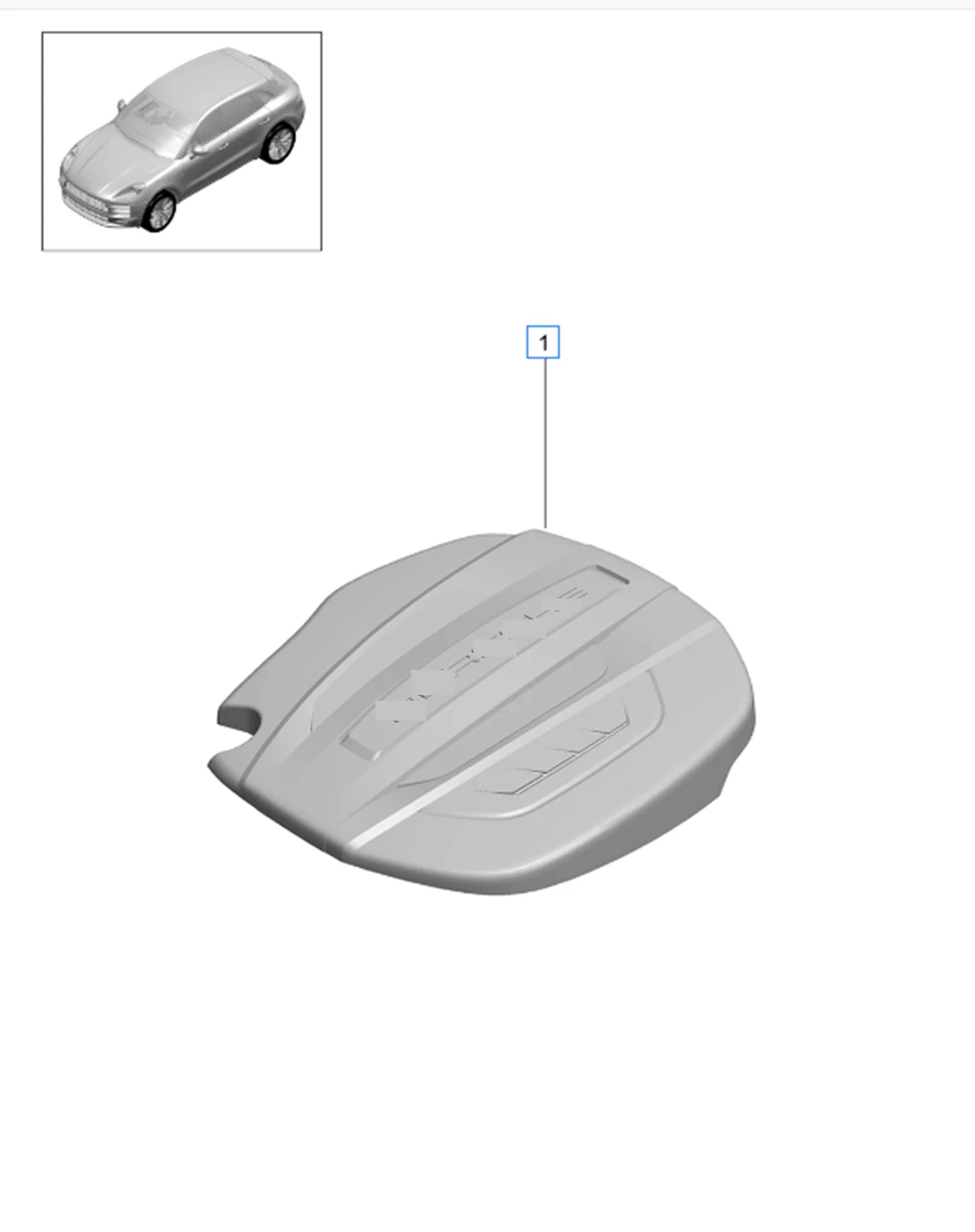 OE 95B103925N 95B103925H 95B103925 крышка двигателя высококачественные автомобильные запчасти