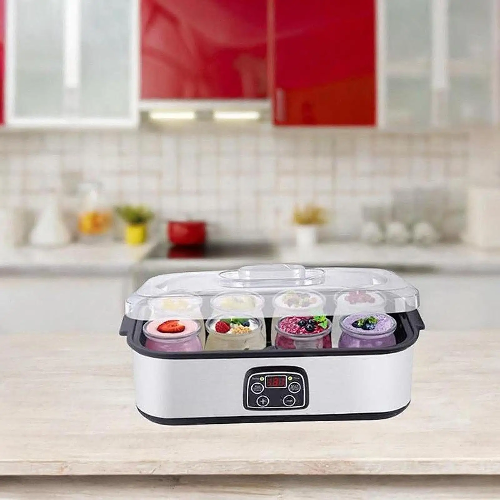 Yogurt Maker,Automatic Yogurt Maker,Compact Kitchen Appliance,DIY Tool with 8