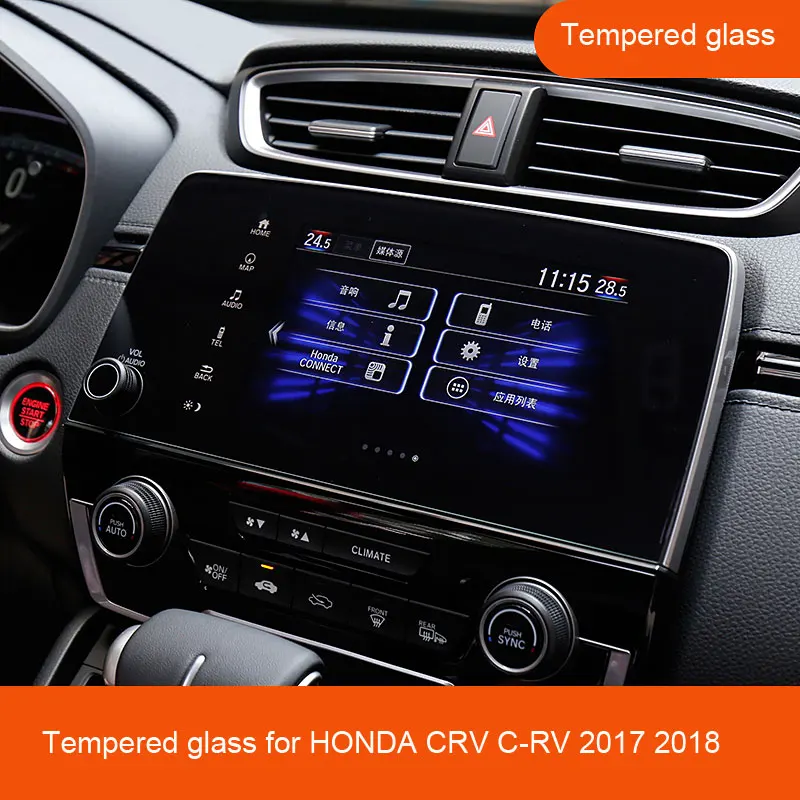 

Стальная Защитная пленка для экрана GPS-навигации для Honda CR-V CRV 5th 2017 2018 2019, управление фотографией, стикер для автомобильного стайлинга