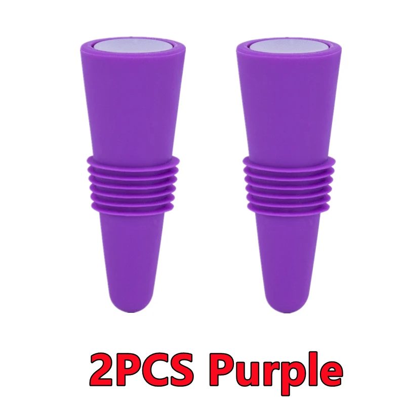 Силиконовые пробки для бутылок 6 штук