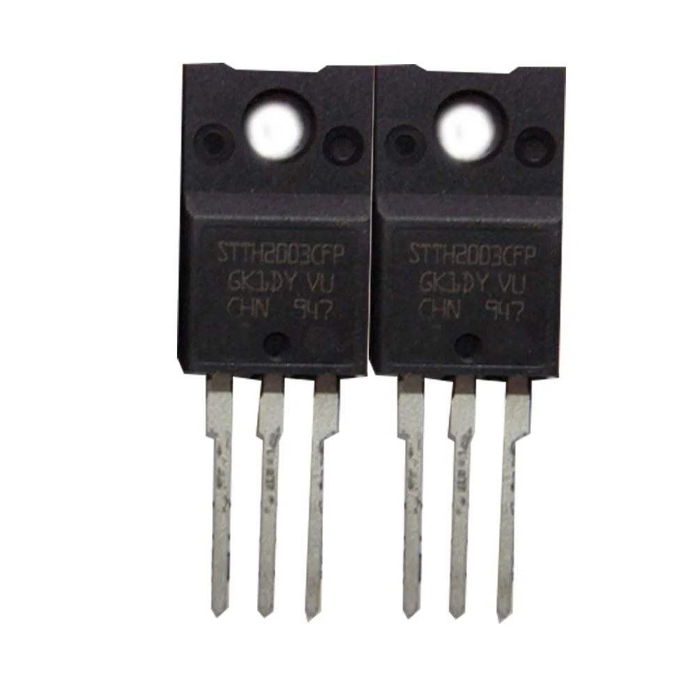 

5 шт. STTH2003CFP TO-220FP STTH2003 высокочастотный Вторичный выпрямитель
