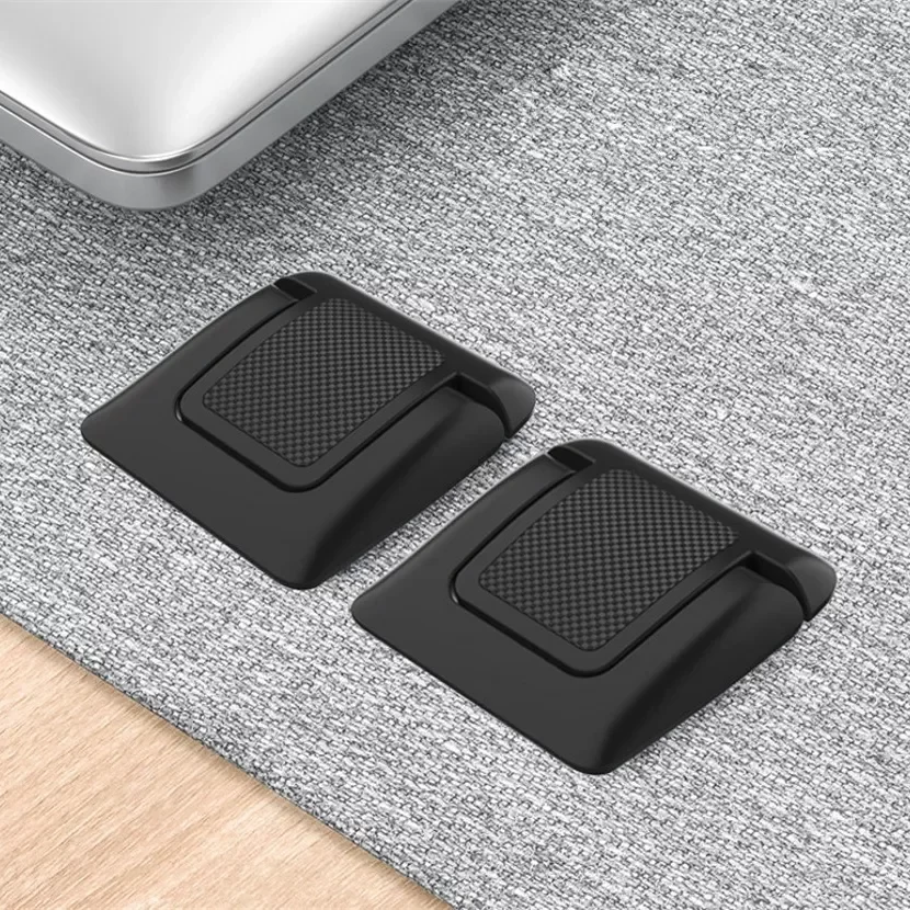 

Pair Mini Laptop Stand Desktop Holder Support Notebook Cooling Pad Stand For Macbook Universal Laptop Feet Holder