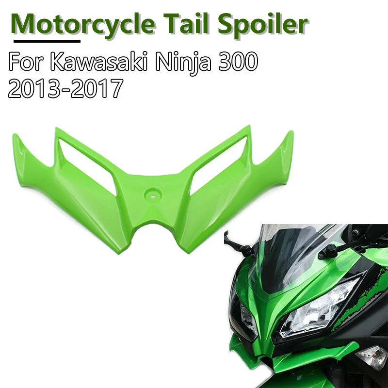 

For Kawasaki Ninja 300 Ninja 250 NINJA300/250 2013-2017 Motorcycle Accessories Pneumatic Tail Spoiler Protector Front Fairing