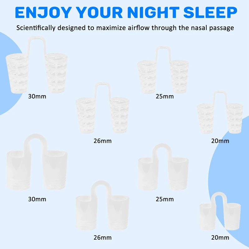 8 шт. вентиляционные отверстия для носа против храпа устройства носовые
