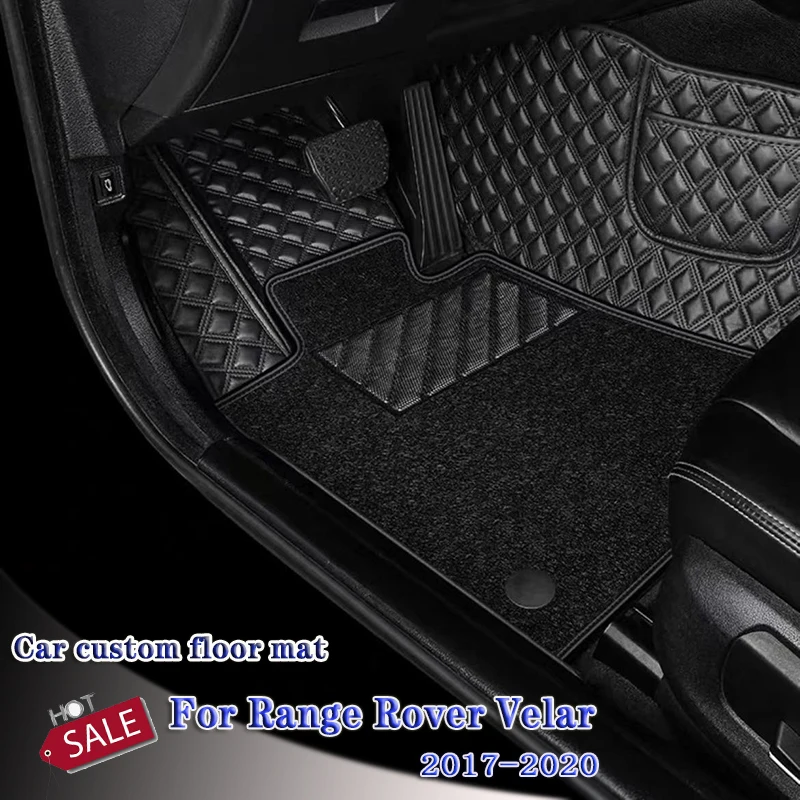 

Автомобильные коврики для Range Rover Velar 2017 2018 2019 2020, автомобильные Водонепроницаемые кожаные вкладыши для Land Rover