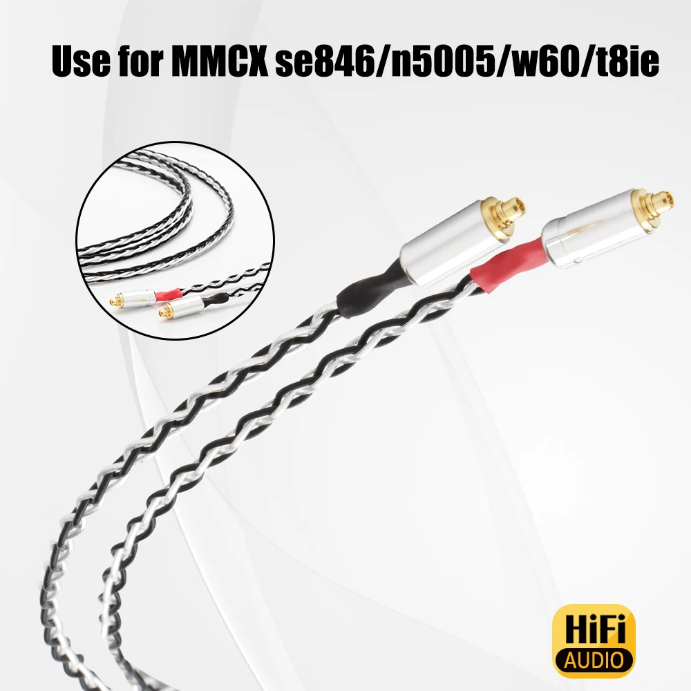 Preffair 4 мм 2 5 3 XLR сбалансированный 8-ядерный 99% 7N OCC наушники Модернизированный