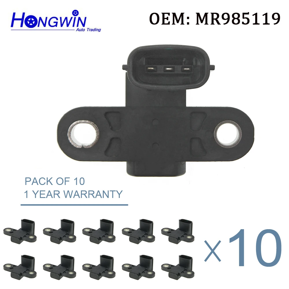 

10PCS Crankshaft Position Sensor MR985119 For Mitsubishi Outlander Lancer Galant Grandis Eclipse 2.4L 2004 2005 2006 2007-2012