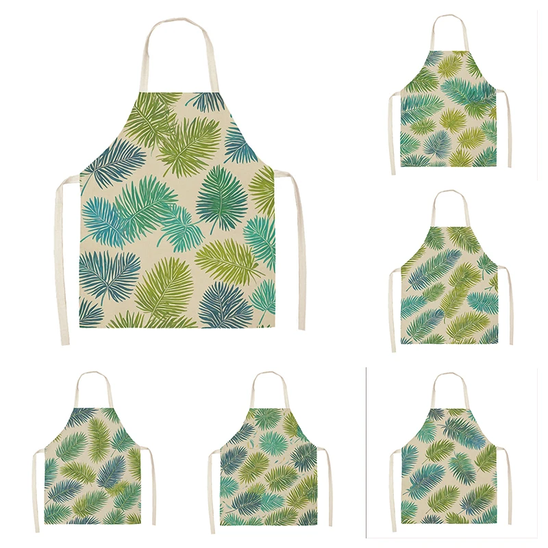 Льняной кухонный фартук для женщин большой размер