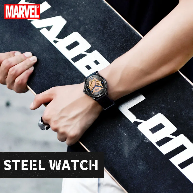Часы Marvel Disney мужские наручные часы с автоматическим самоходом 5 бар | Наручные