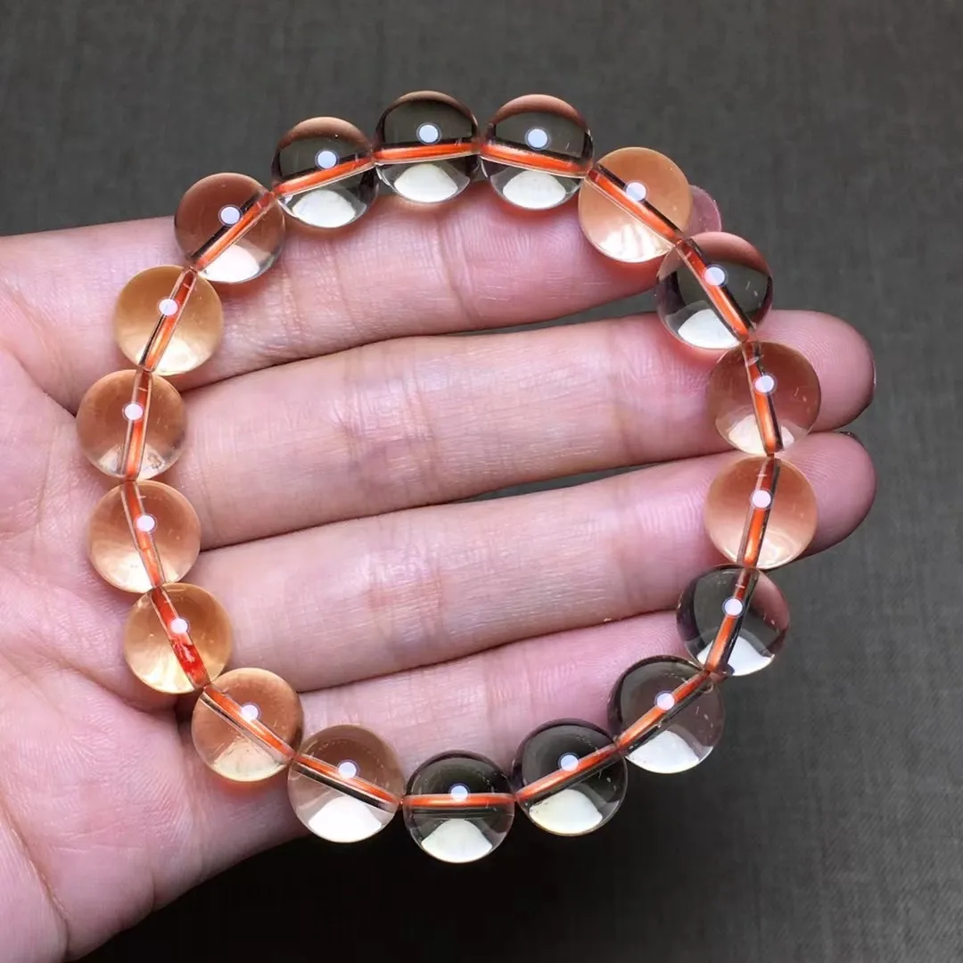 

Браслет из натурального желтого цитрина, 10 мм