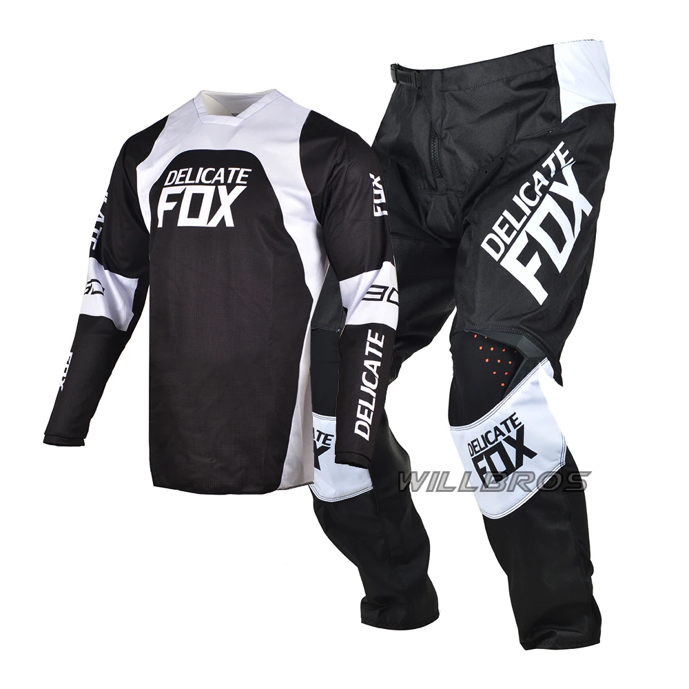 Offroad MX Racing Motocross Jersey Pants Combo 180 Lux Dirt Bike Cross Country Motorcycle MTB DH Enduro Men's Protect Gear Set