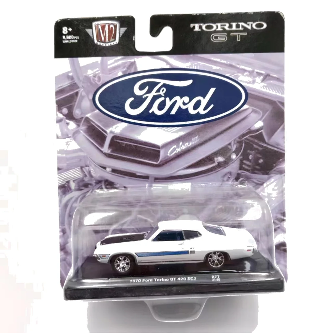 

M2 Machines 1/64 1970 Ford Torino Collection of Die-casting Simulation Alloy Model Car Children Toys