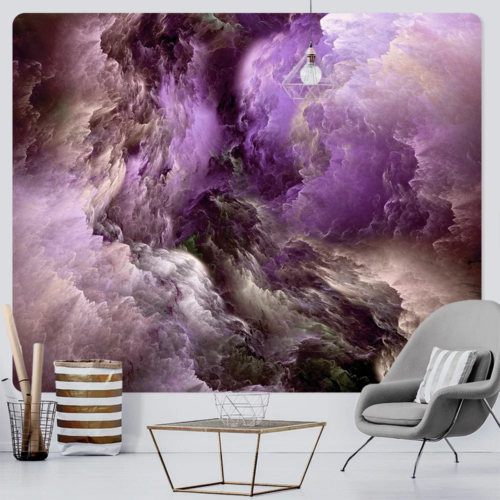 Украшение для дома в виде облака 7 цветов искусственный гобелен коврик йоги