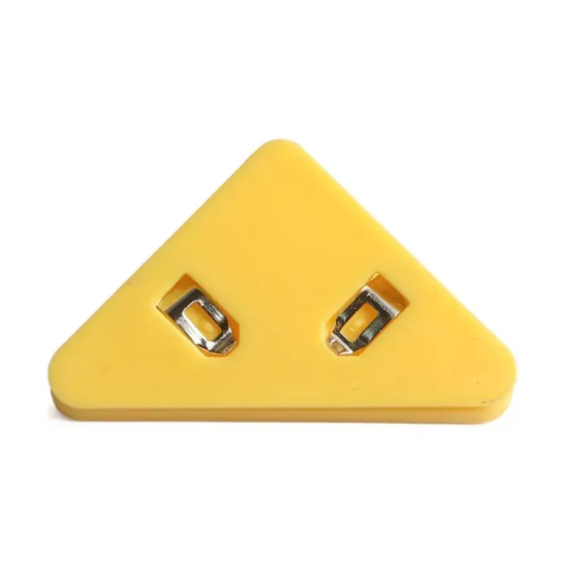 

1PCS Color Angle Clips Set Triangle Transparent Page Holder Index Clamp For Approximately 40 Sheets Of Stationery Office School