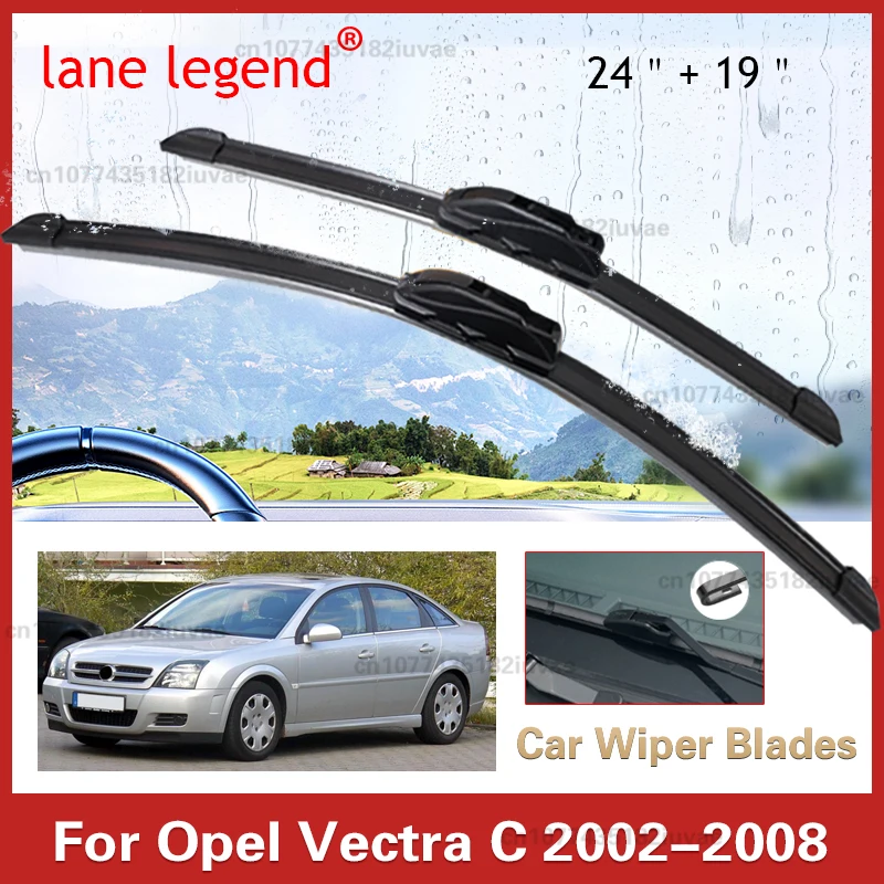 Фото Для Opel Vectra C 2002-2008 2003 2004 2005 2006 2007 стеклоочиститель передние щетки стеклоочистителя лобовое стекло щетка 24 