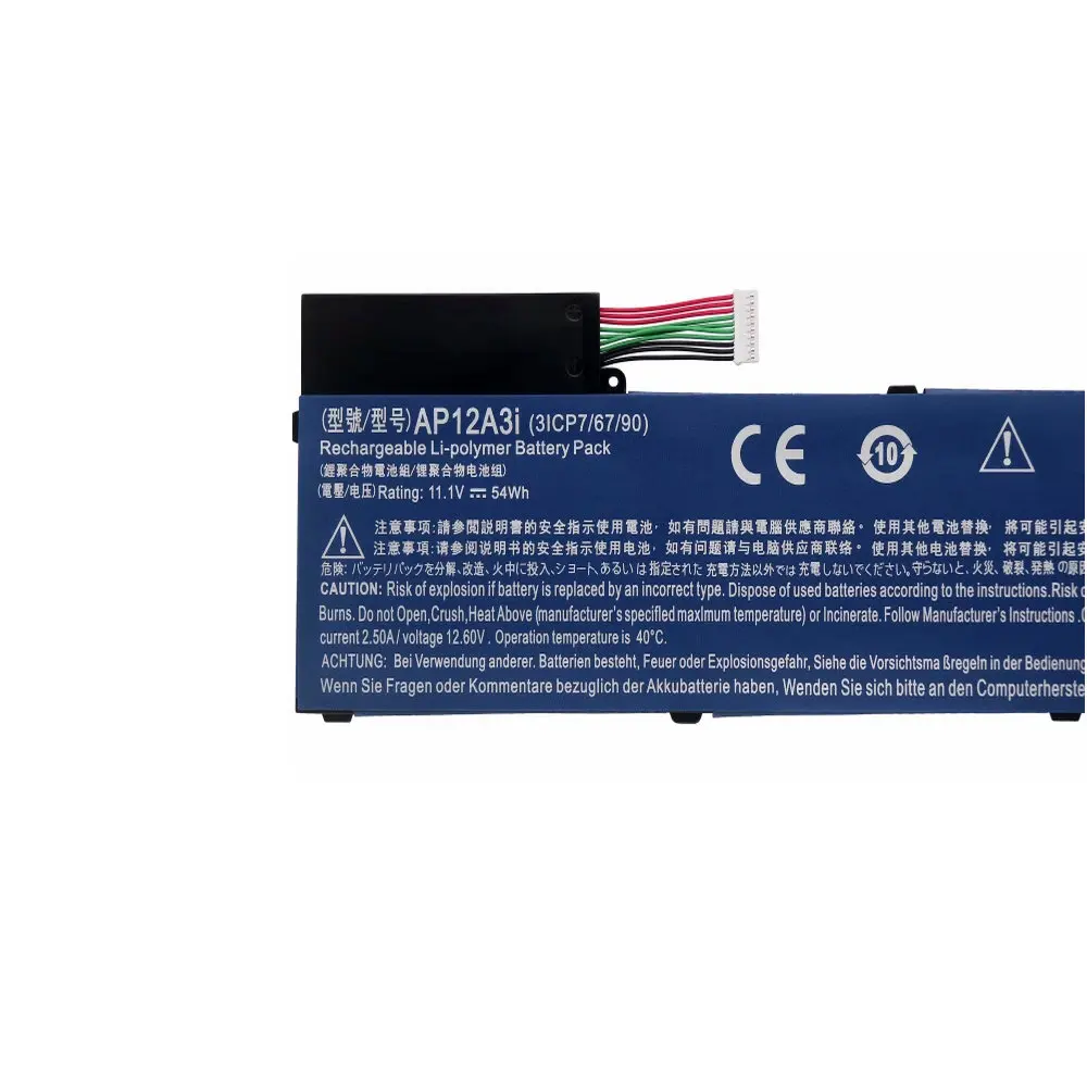 Новый аккумулятор для ноутбука 11 1 В 54WH AP12A3I AP12A4I Acer Aspire W700 MA50 Tablet M3 M5 U M5-481G M3-581TG