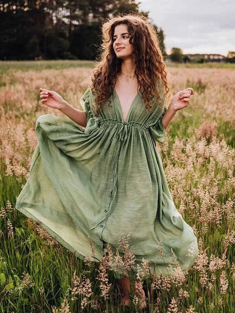 Реквизит для фотосъемки в стиле бохо украшение на пуговицах беременных длинное