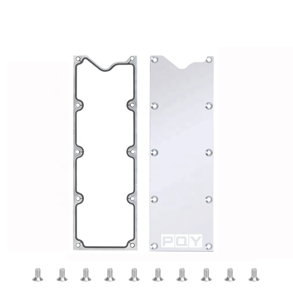 

LS Gen 3 VALLEY PAN Cover with GASKET Plate Billet Low Profile Knock Sensor Delete LSX LS1 PQY-VCC04S