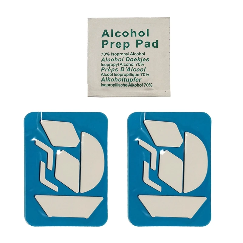 

2 Packs Mouse Skates Glides Stickers Mouse Feet Pads forlogitech G900 Mouse Pads Rounded Curved Edges E65C