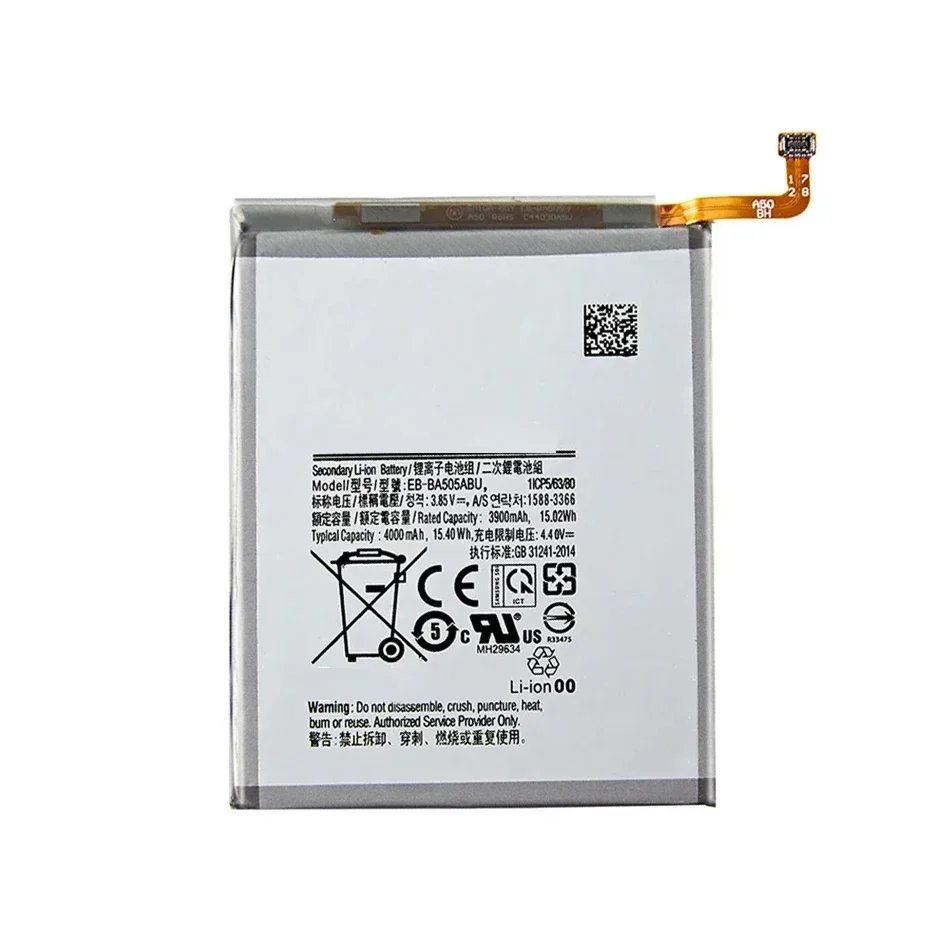 EB-BA505ABU Аккумулятор 4000 мАч для SAMSUNG Galaxy A50 A505F SM-A505F A505FN/DS/GN A505W A30s A30 Портативные
